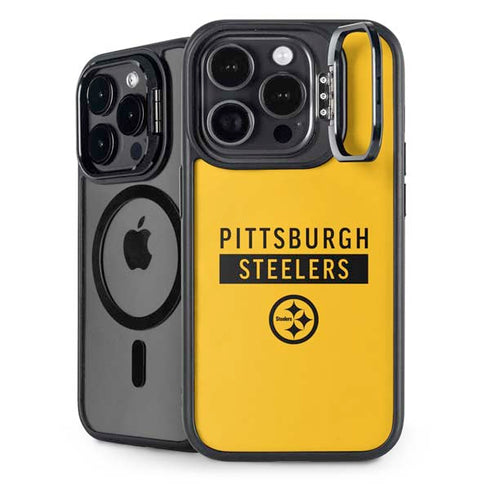 NFL Pittsburgh Steelers Yellow Performance Series iPhone 15 Pro Kickstand Case